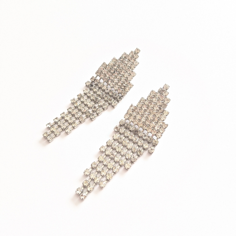 Rhinestone Chandelier Earrings
